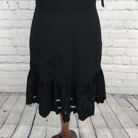 CYNTHIA STEFFE Sleeveless A Line Dress Black sz 0 - Picture 3 of 10